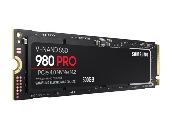 SAMSUNG 980 PRO M.2 2280 500GB PCI-Express Gen 4.0 x4, NVMe 1.3c Samsung V-NAND Internal Solid State Drive (SSD) MZ-V8P500B/AM - Image 4