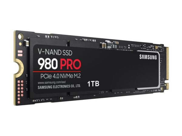 SAMSUNG 980 PRO M.2 2280 1TB PCI-Express Gen 4.0 x4, NVMe 1.3c Samsung V-NAND 3-bit MLC Internal Solid State Drive (SSD) MZ-V8P1T0B/AM - Image 3