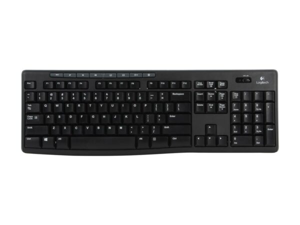 Logitech MK270 Wireless Keyboard and Mouse Combo 920-004536 - USB 2.0 RF Wireless Ergonomic Keyboard & Mouse - Image 2