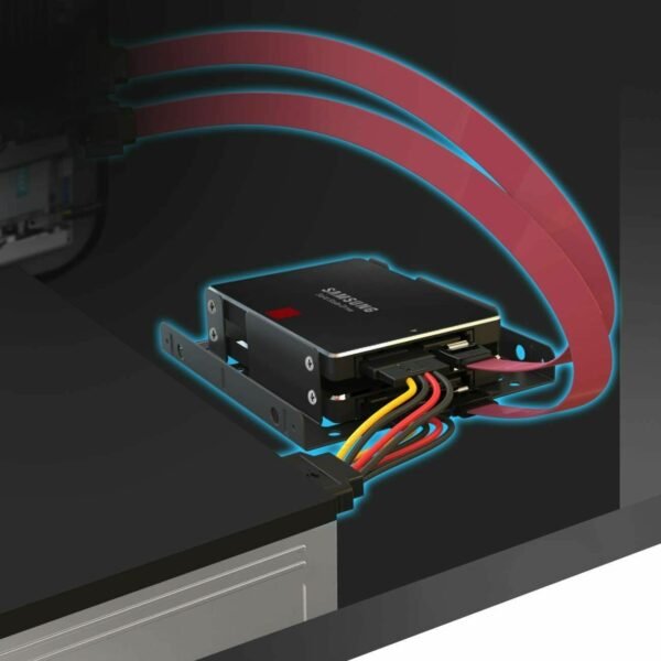Inateck SSD Mounting Bracket 2.5" to 3.5" with SATA Cable and Power Splitter Cable - Image 5