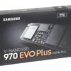 SAMSUNG 970 EVO PLUS M.2 2280 2TB PCIe Gen 3.0 x4, NVMe 1.3 V-NAND 3-bit MLC Internal Solid State Drive (SSD) MZ-V7S2T0B/AM - Image 2