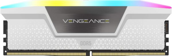 CORSAIR - VENGEANCE RGB 32GB (2x16GB) DDR5 6000MHz C36 UDIMM Desktop Memory - White - Image 6